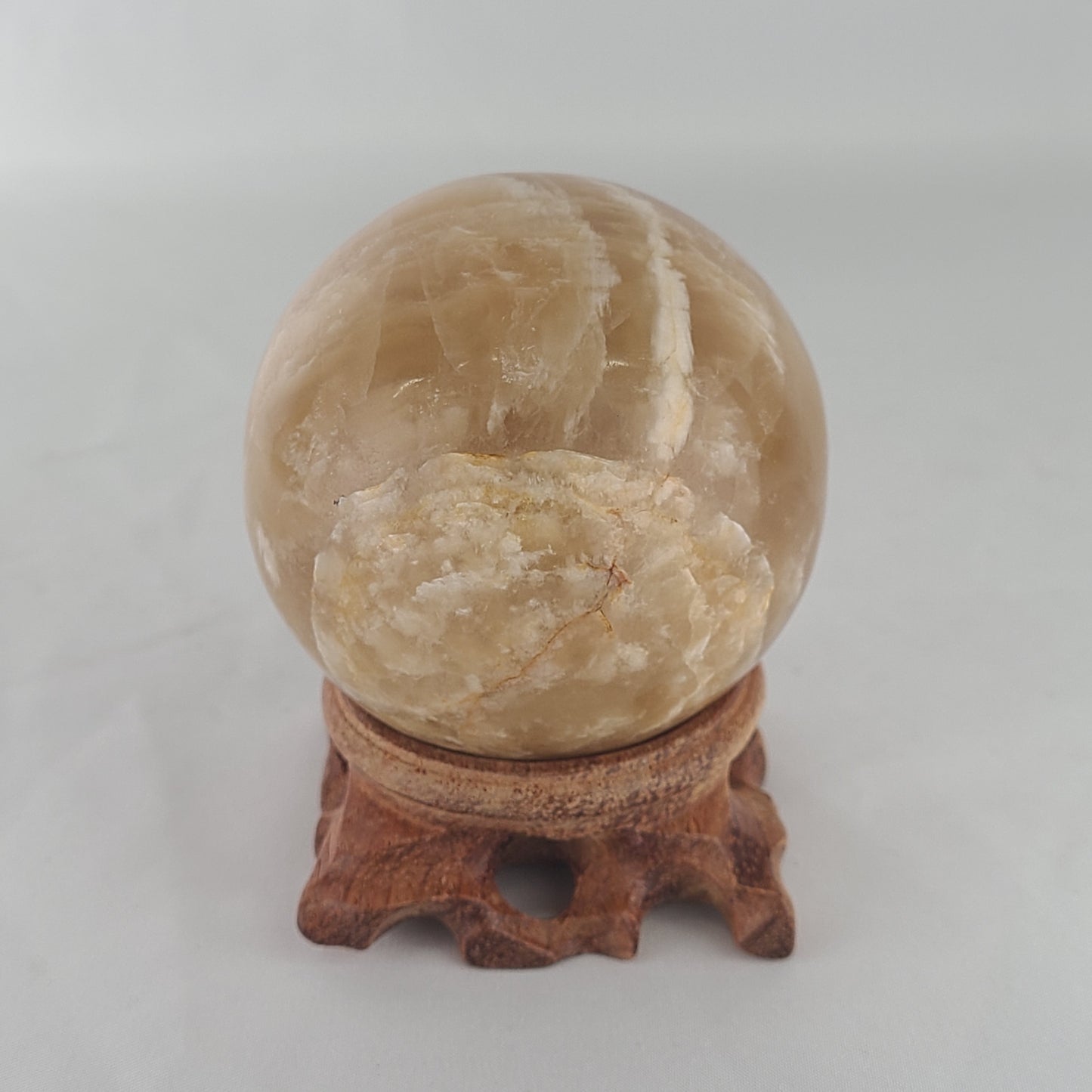 Honey Calcite Sphere