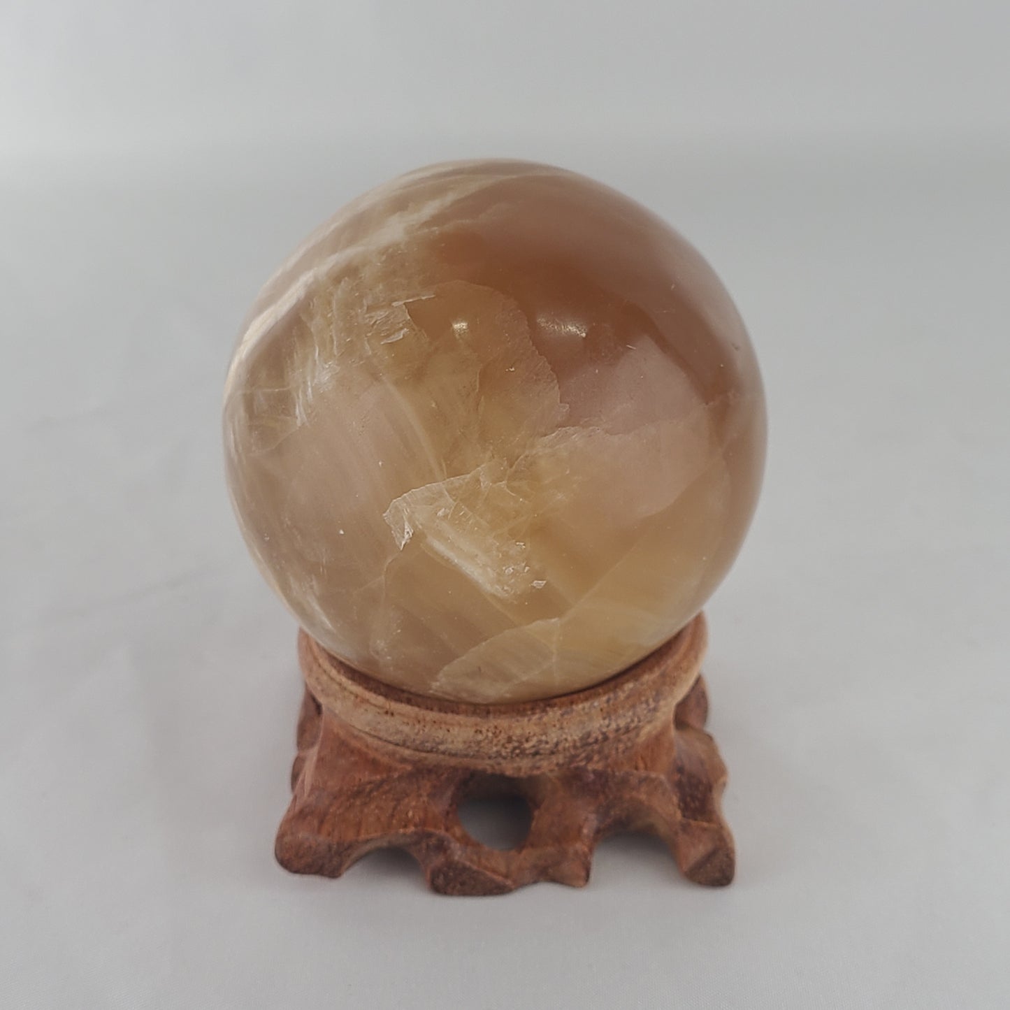 Honey Calcite Sphere