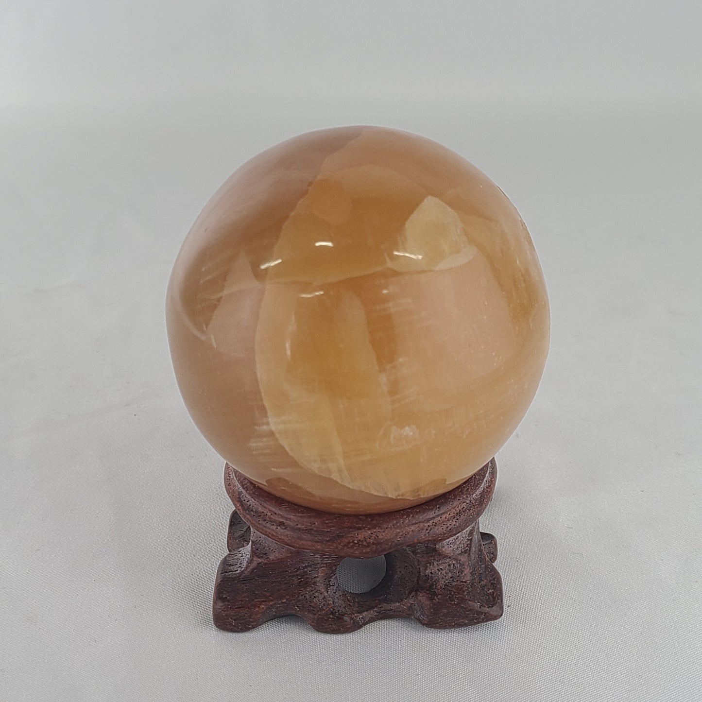 Honey Calcite Sphere