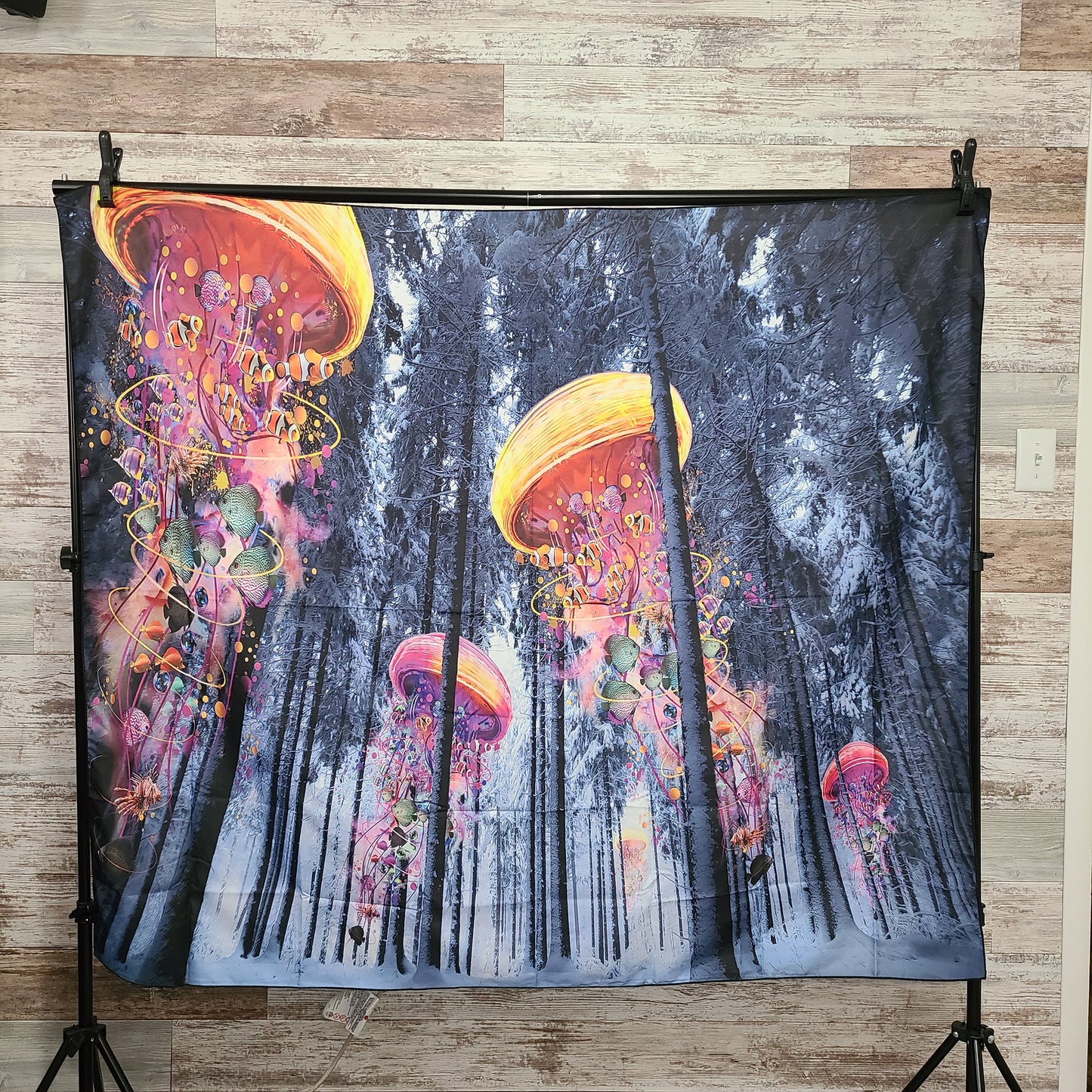 Jellyfish Forest Tapestry