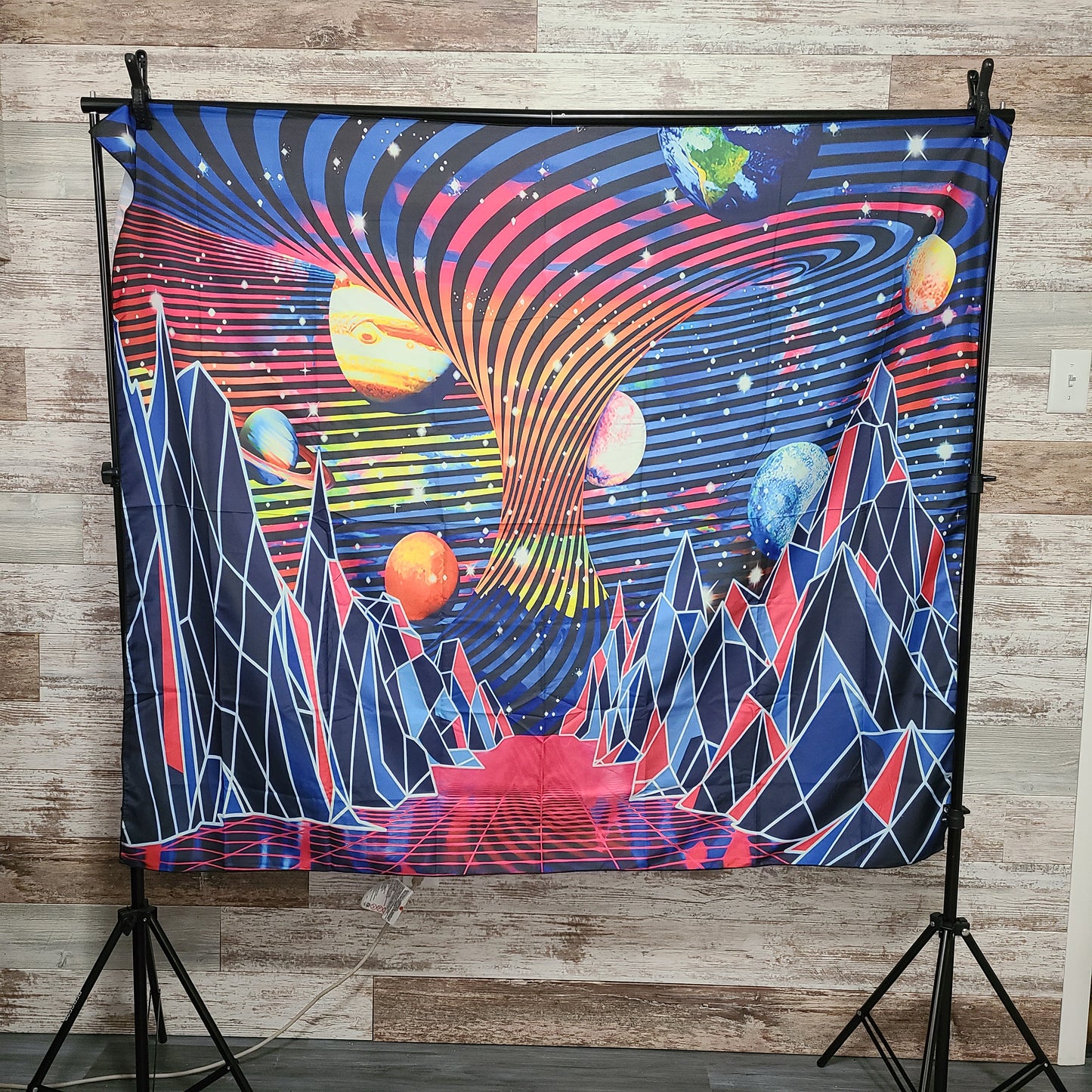 Trippy Mountains Tapestry