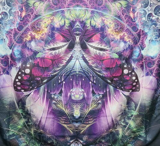 Trippy Butterfly Tapestry