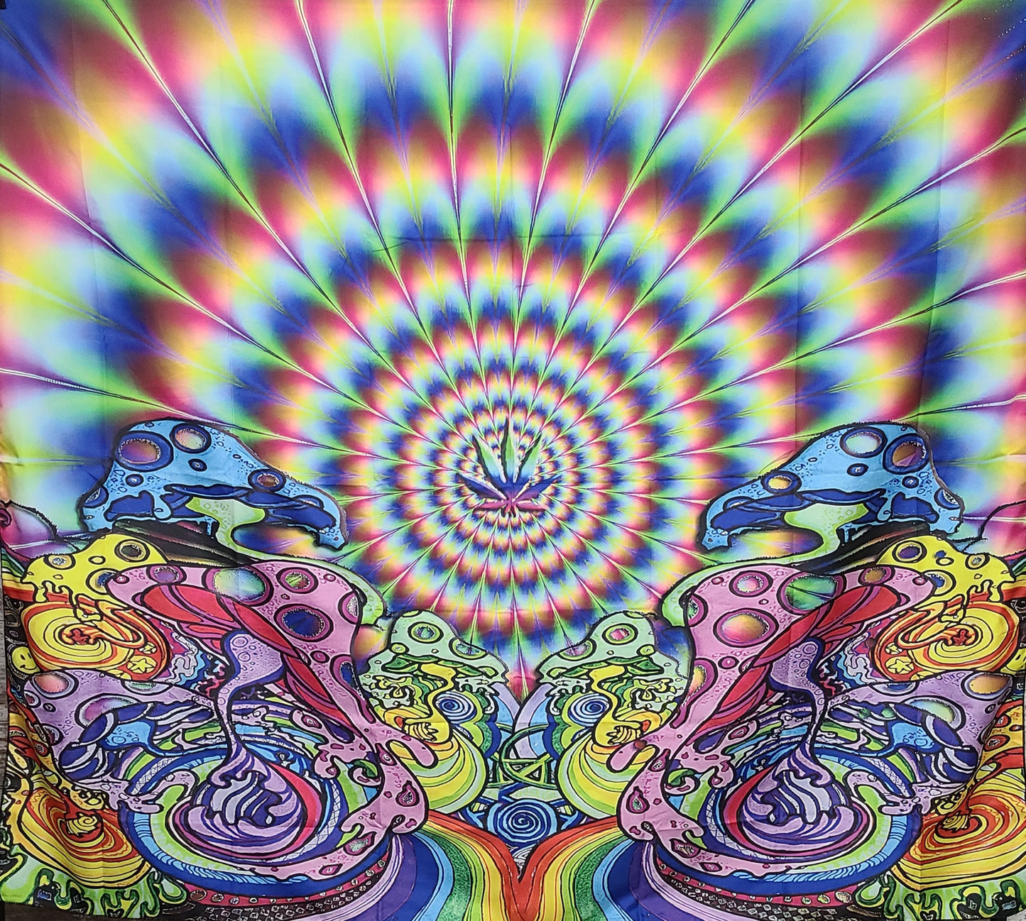 Psychedelic Mushroom Tapestry