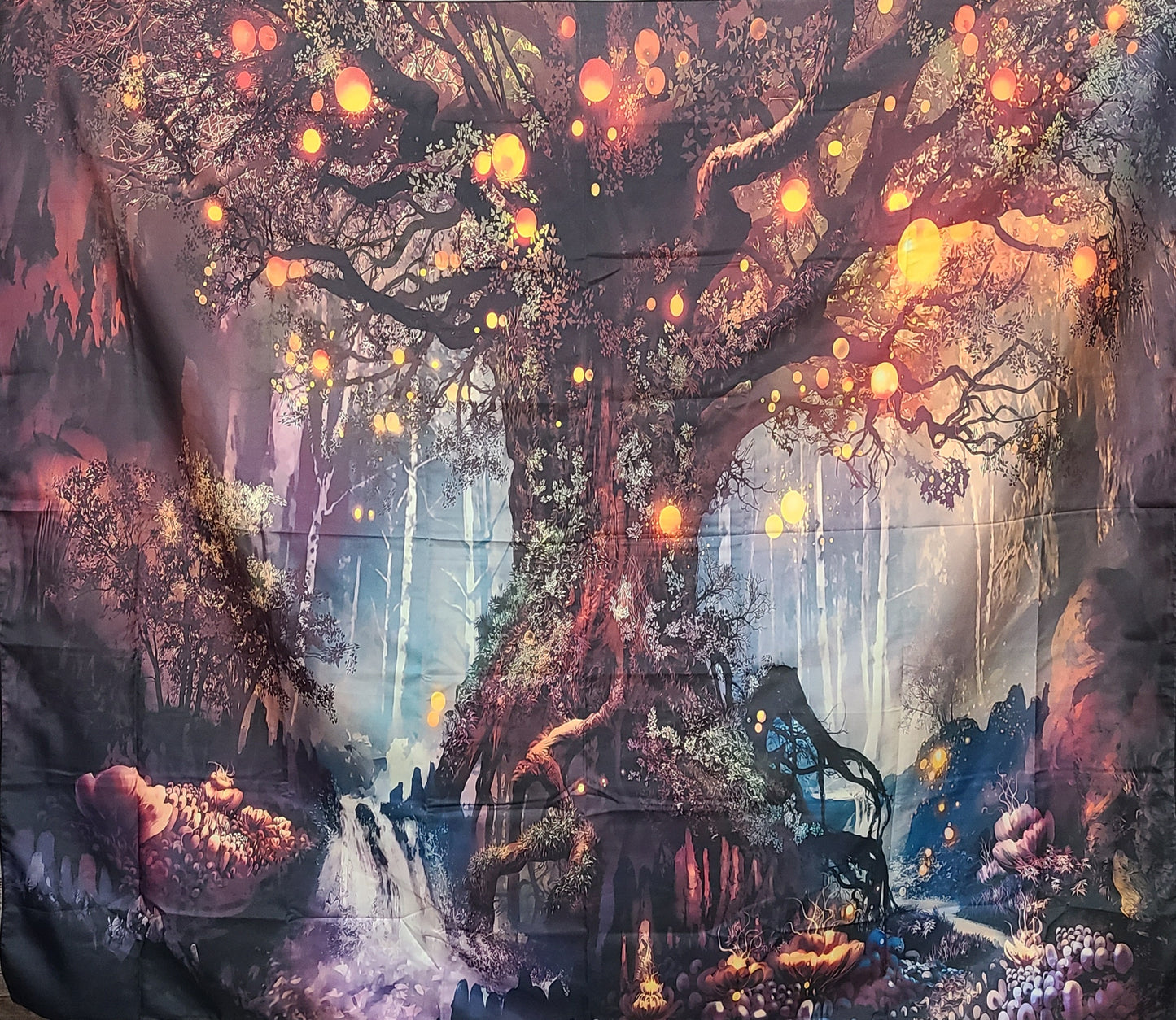 Red Forest Tapestry