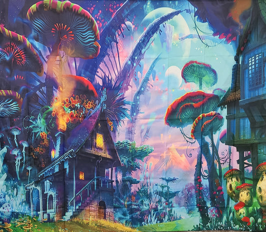 Gnome Village Tapestry