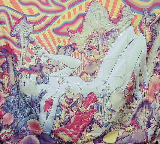 Mushroom Lunch Tapestry