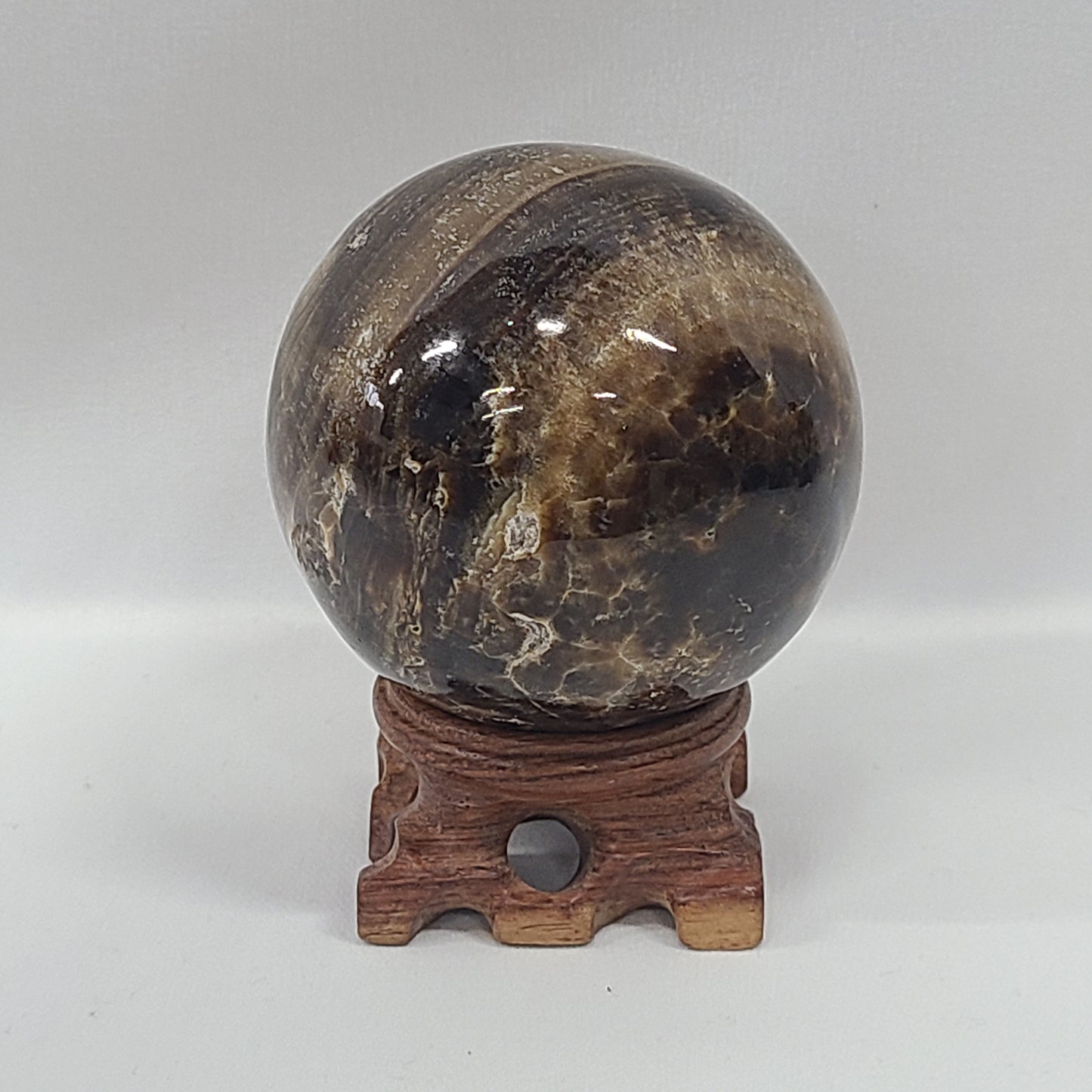 Chocolate Calcite Sphere