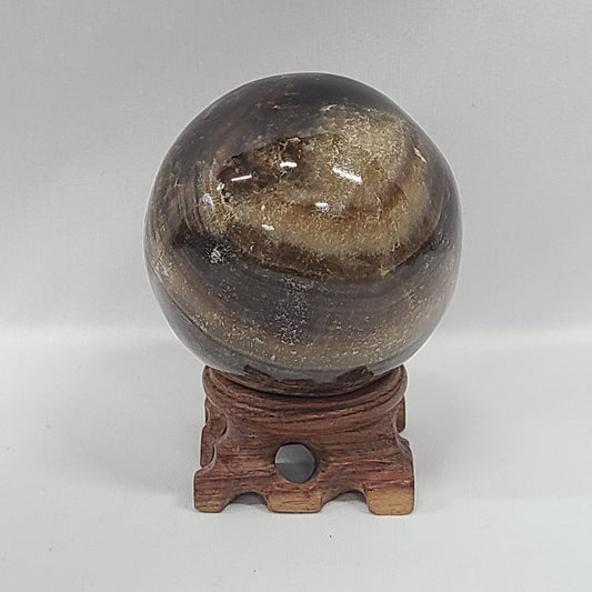 Chocolate Calcite Sphere