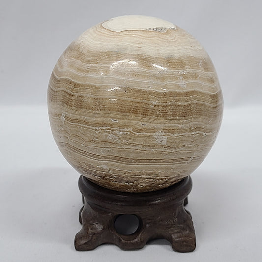 Chocolate Calcite Sphere
