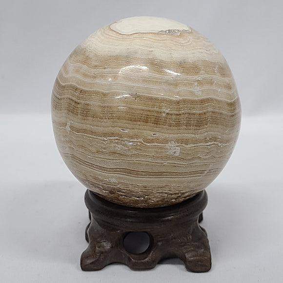 Chocolate Calcite Sphere