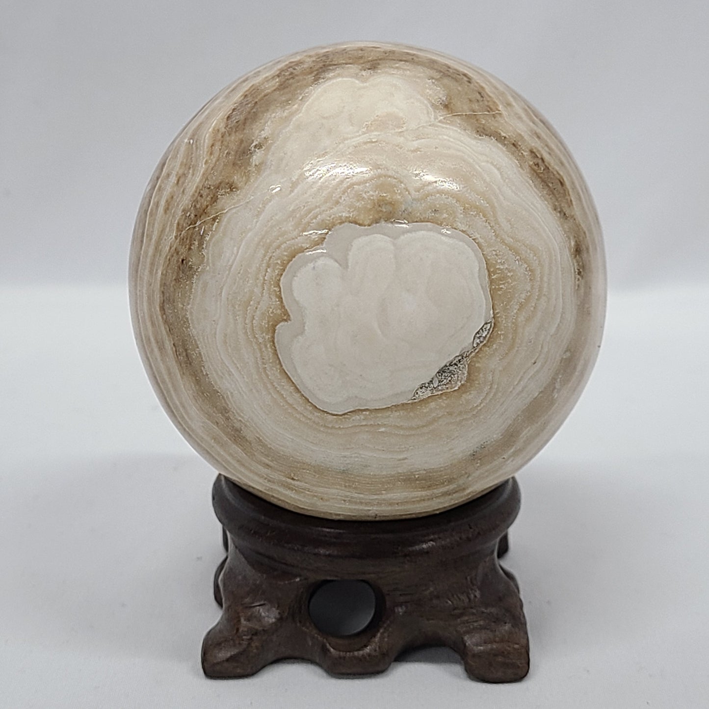 Chocolate Calcite Sphere