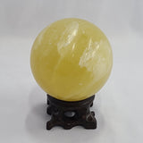 Lemon Calcite Sphere