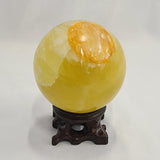 Lemon Calcite Sphere