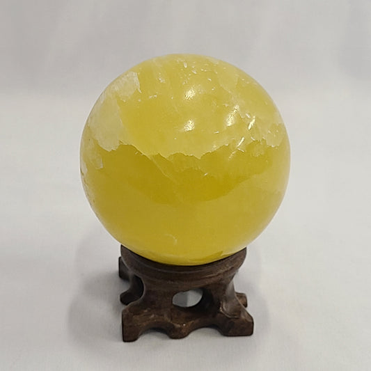 Lemon Calcite Sphere