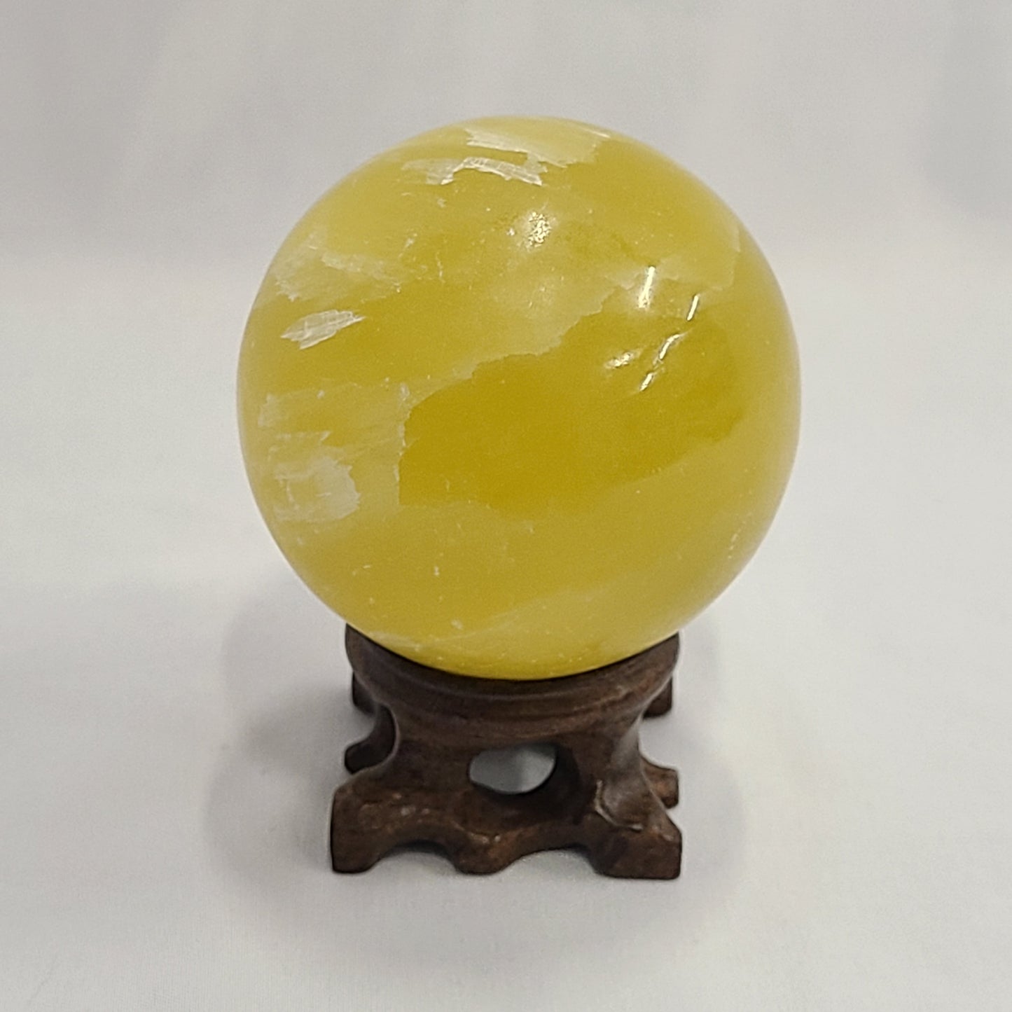 Lemon Calcite Sphere