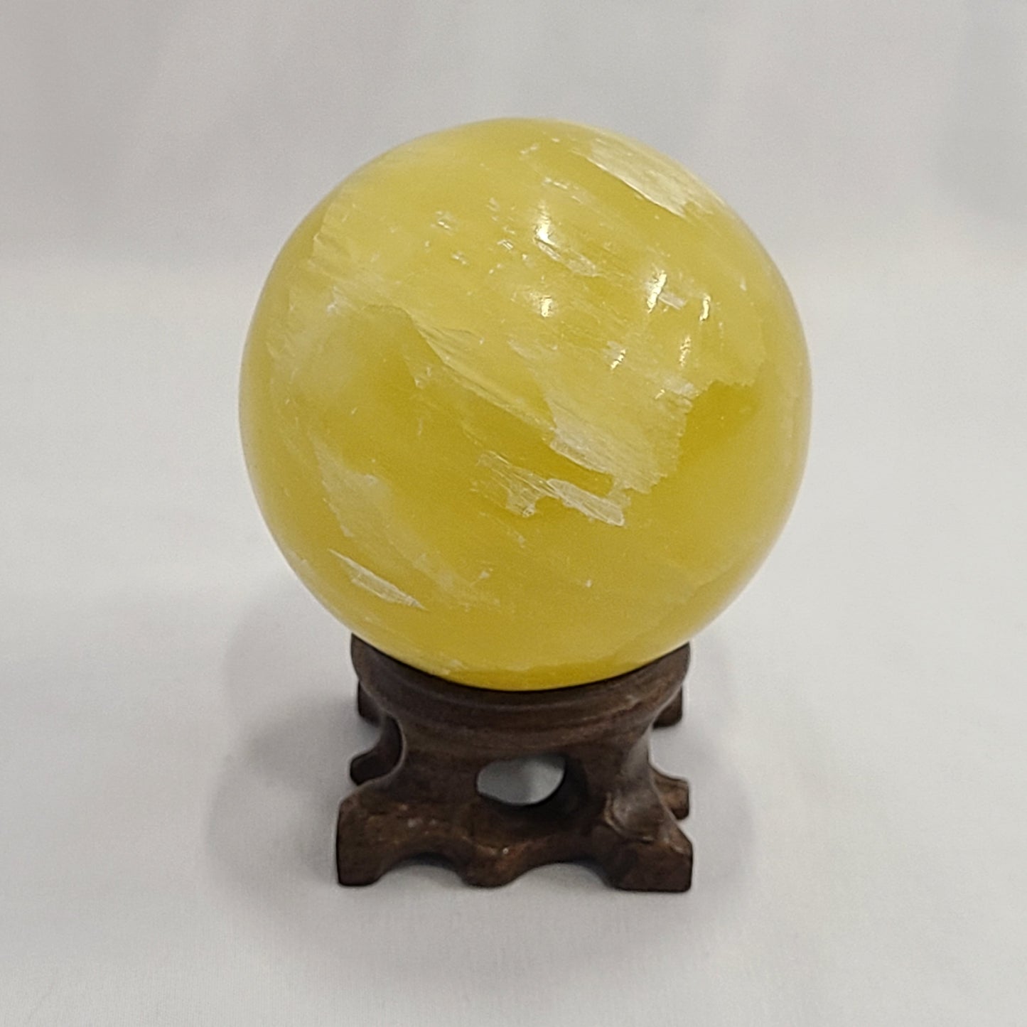 Lemon Calcite Sphere