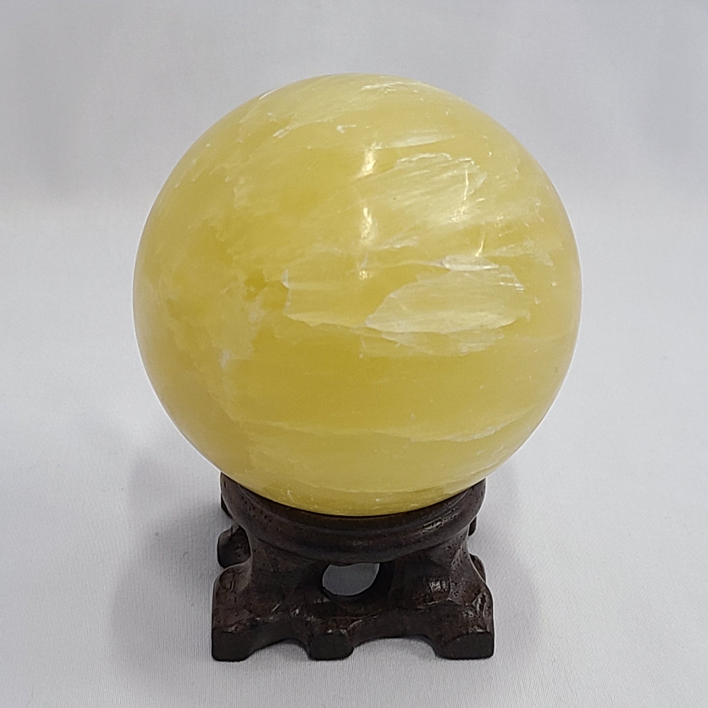 Lemon Calcite Sphere