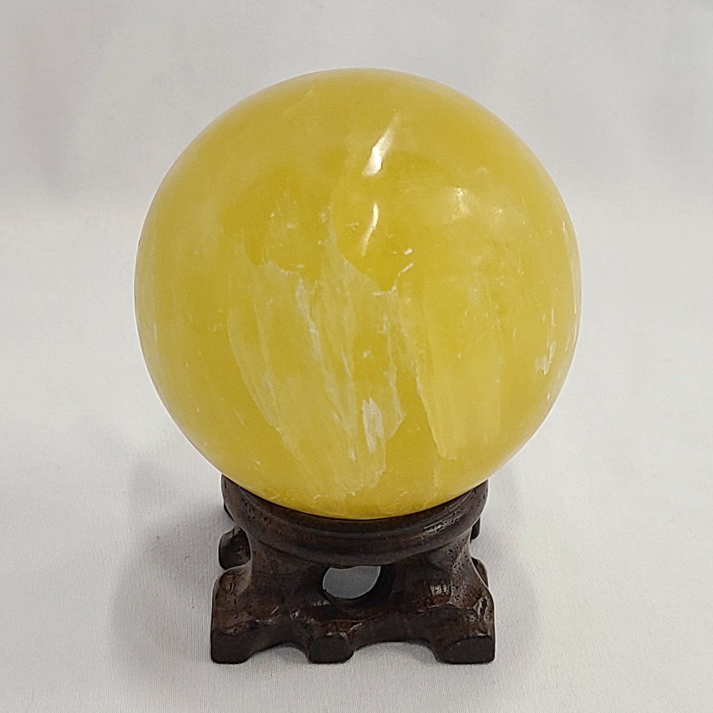 Lemon Calcite Sphere