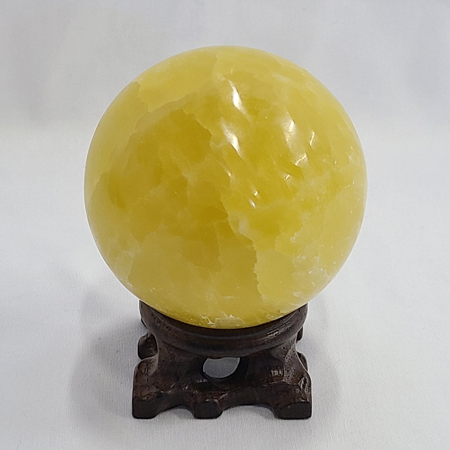 Lemon Calcite Sphere