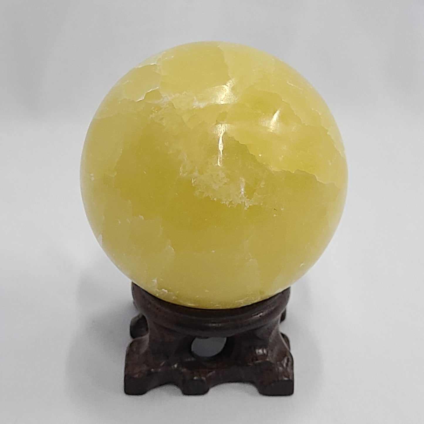 Lemon Calcite Sphere