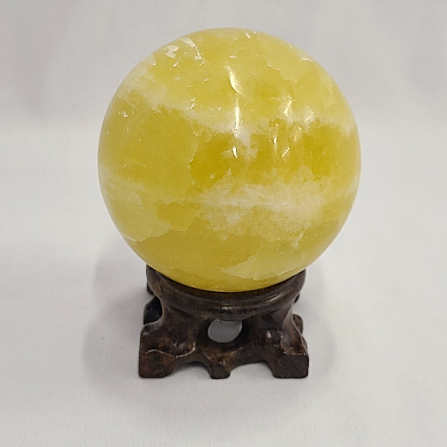 Lemon Calcite Sphere
