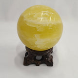 Lemon Calcite Sphere