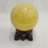 Lemon Calcite Sphere