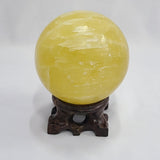 Lemon Calcite Sphere