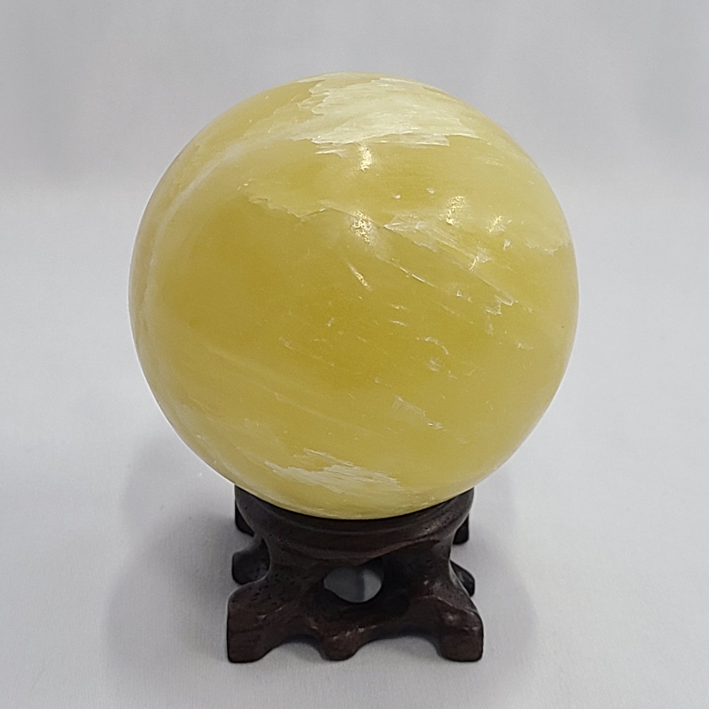 Lemon Calcite Sphere
