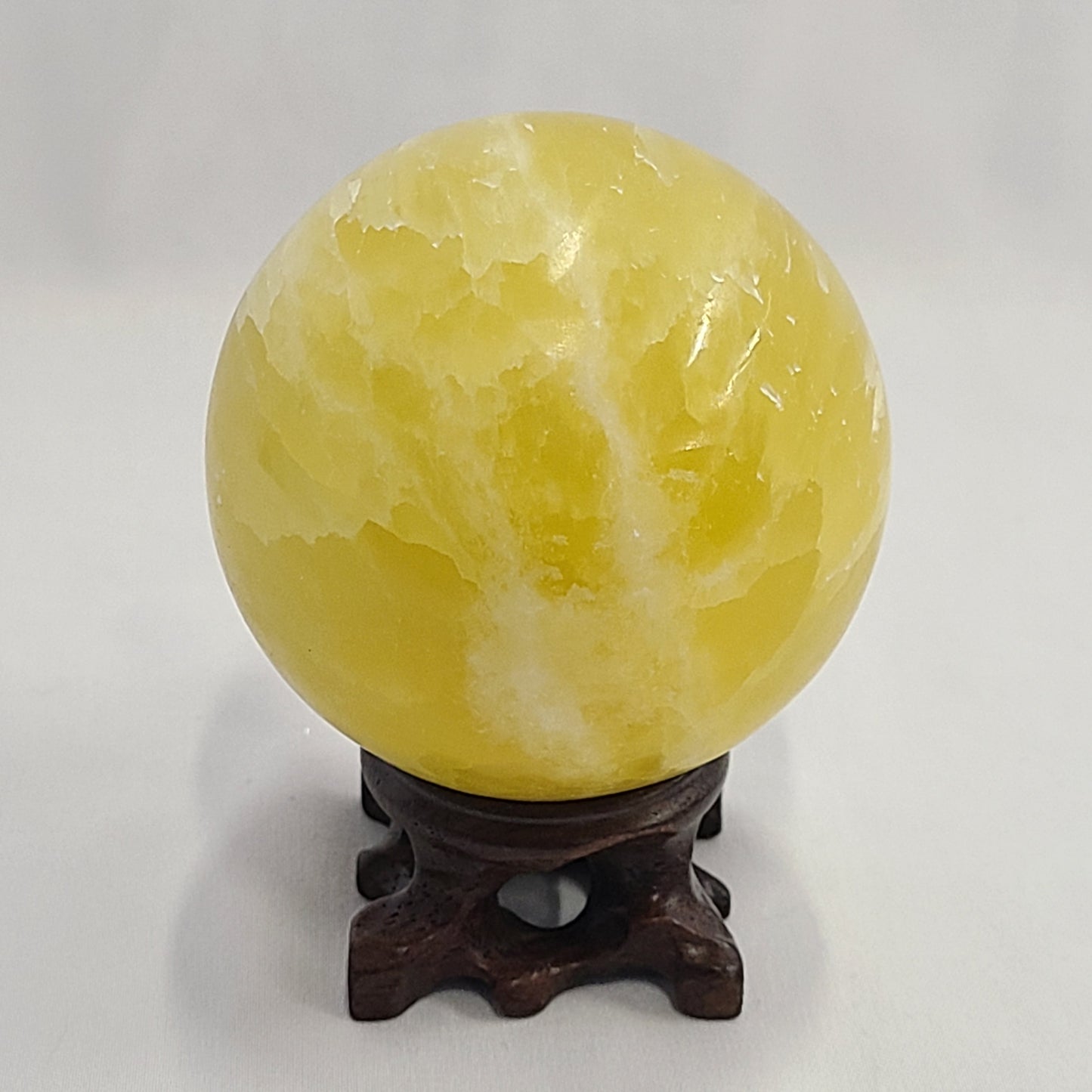 Lemon Calcite Sphere
