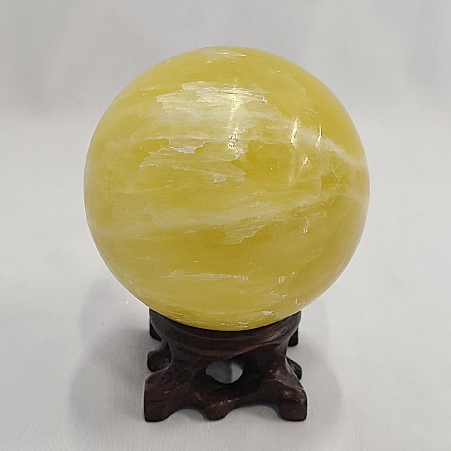 Lemon Calcite Sphere