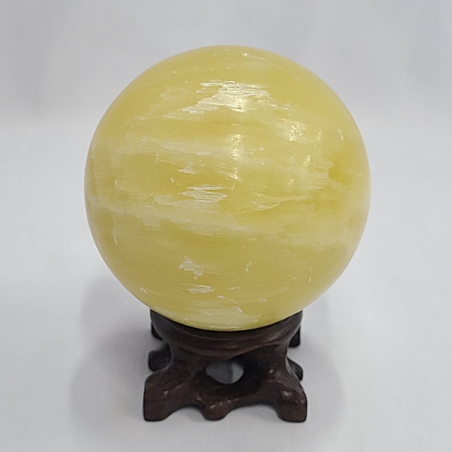 Lemon Calcite Sphere