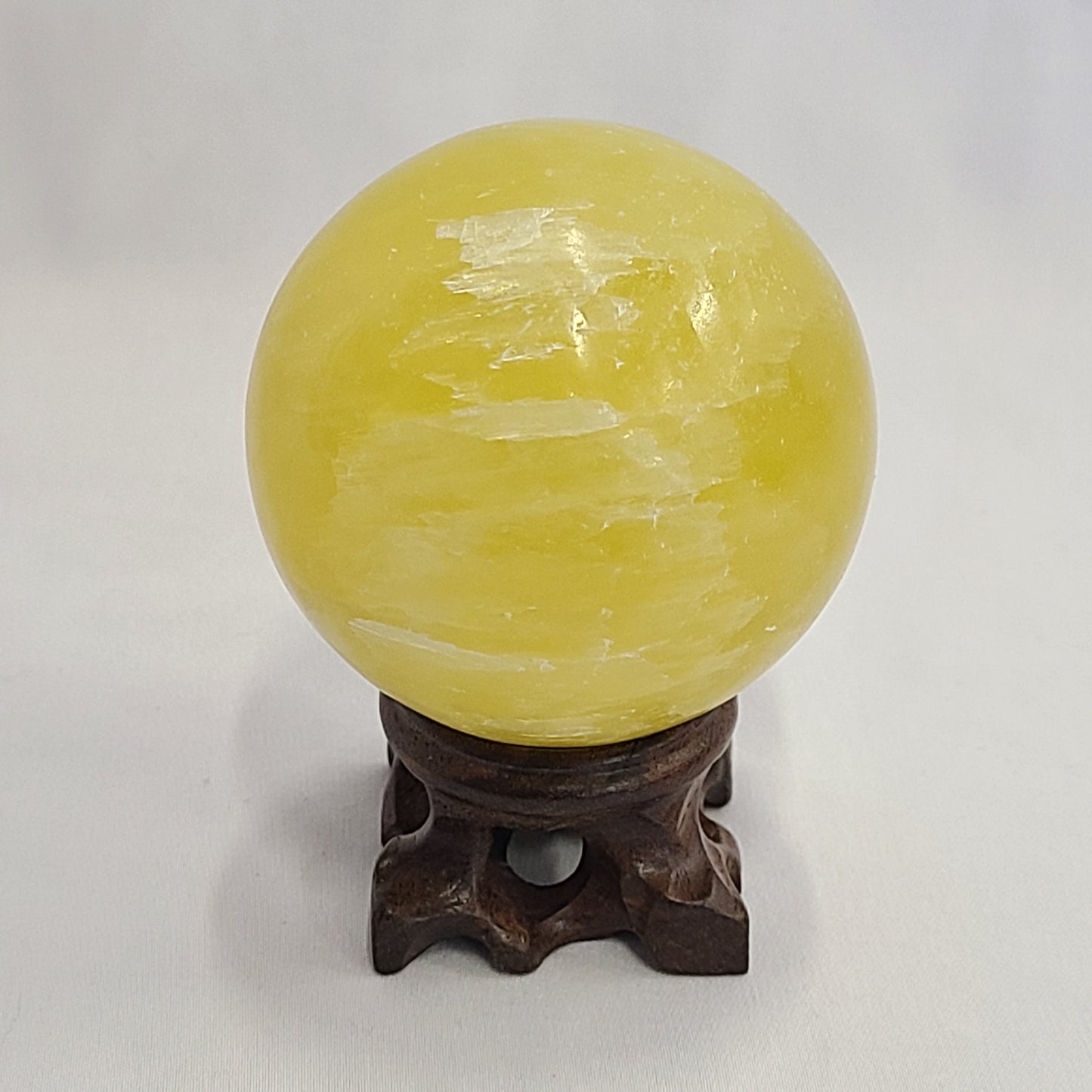 Lemon Calcite Sphere