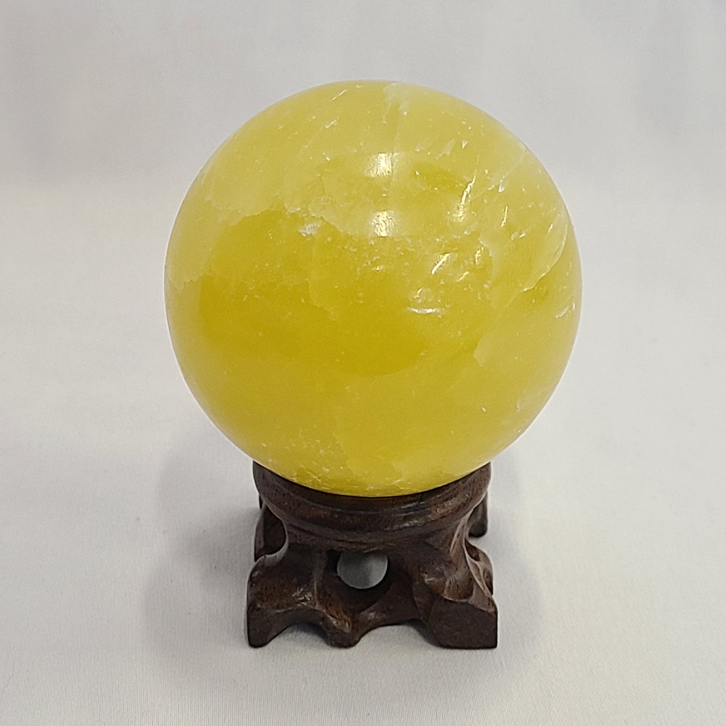 Lemon Calcite Sphere