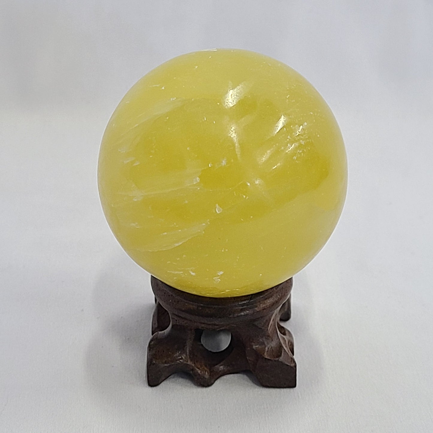 Lemon Calcite Sphere