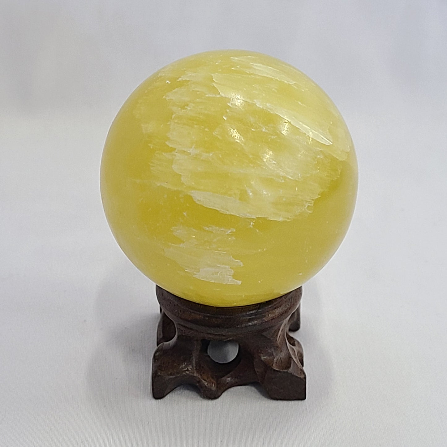 Lemon Calcite Sphere