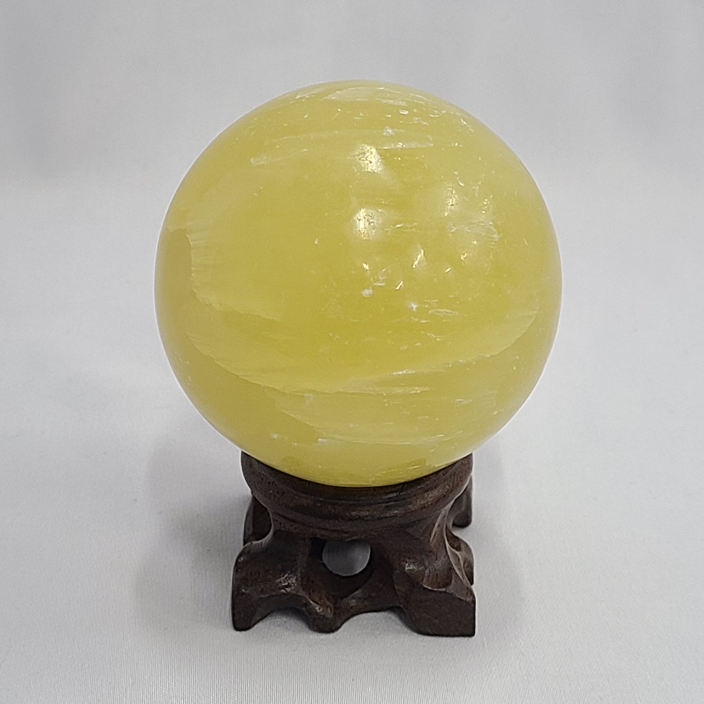 Lemon Calcite Sphere
