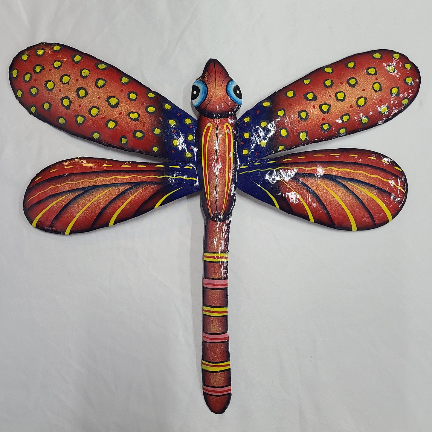 Dragonfly Art (Dark Blue/Dark Red)
