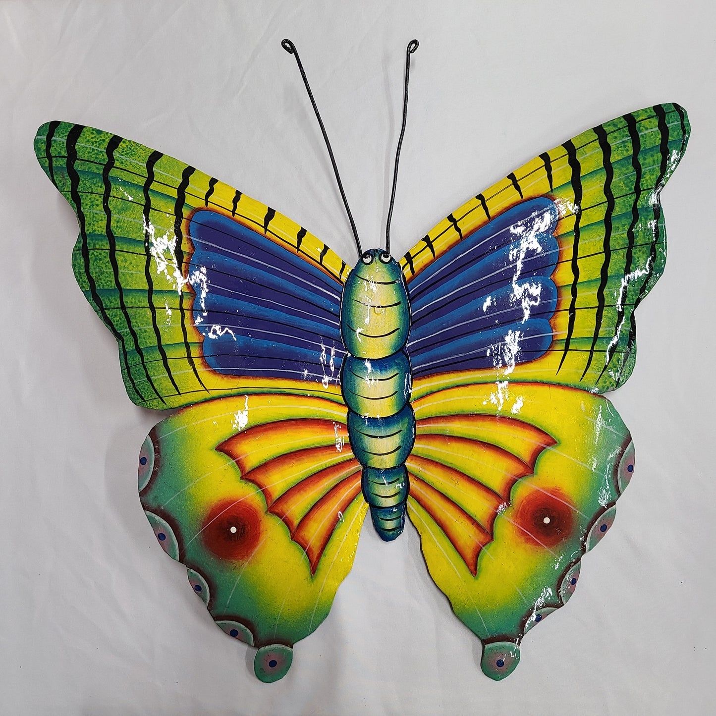 Large Butterfly Art (Yellow/Green/Blue/Red)