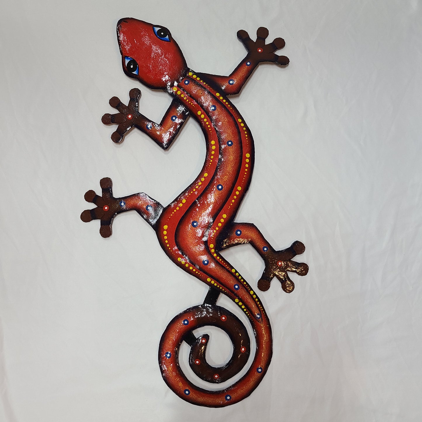 Large Lizard Art (Red/Purple Head)