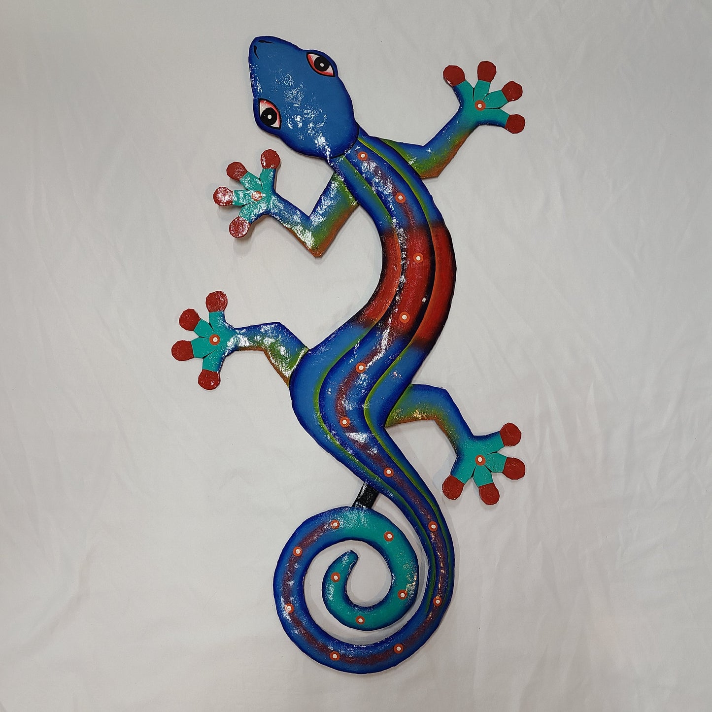 Large Lizard Art (Sky Blue/Dark Blue Head)
