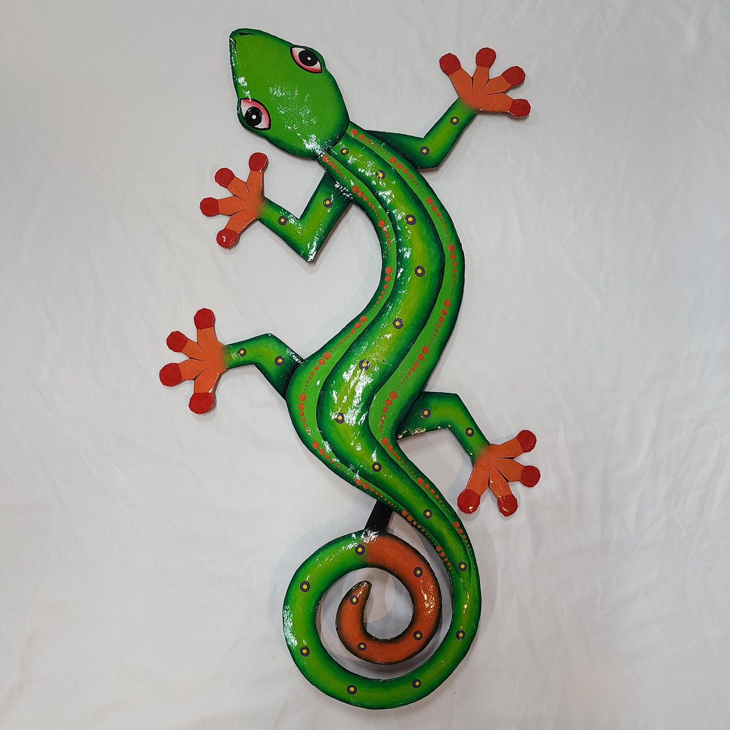 Large Lizard Art (Lime Green/Dark Green Head)