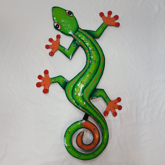Large Lizard Art (Lime Green/Dark Green Head)