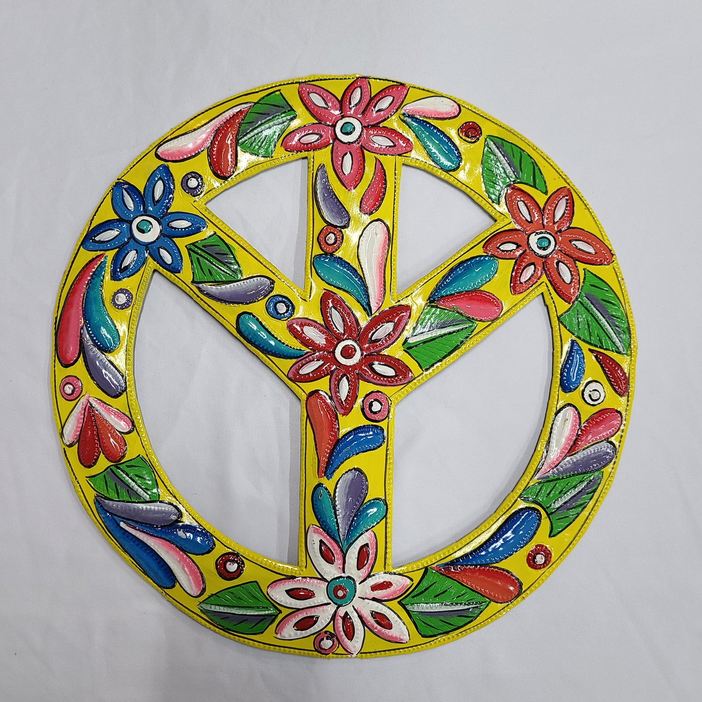 Peace Sign Art (Yellow)