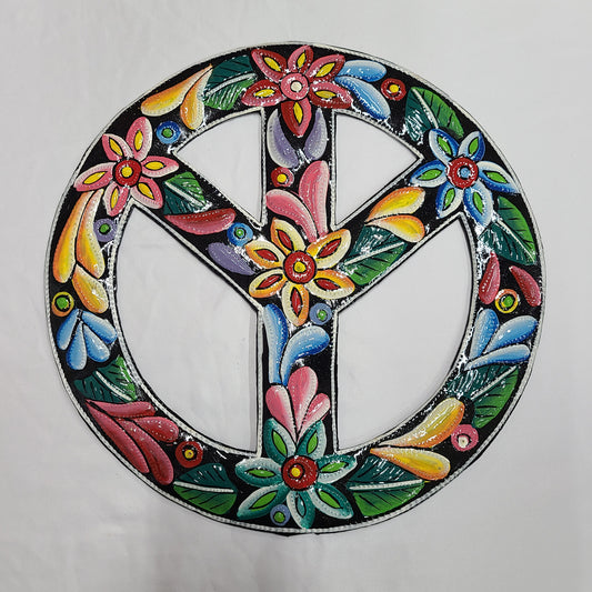 Peace Sign Art (Black/White)
