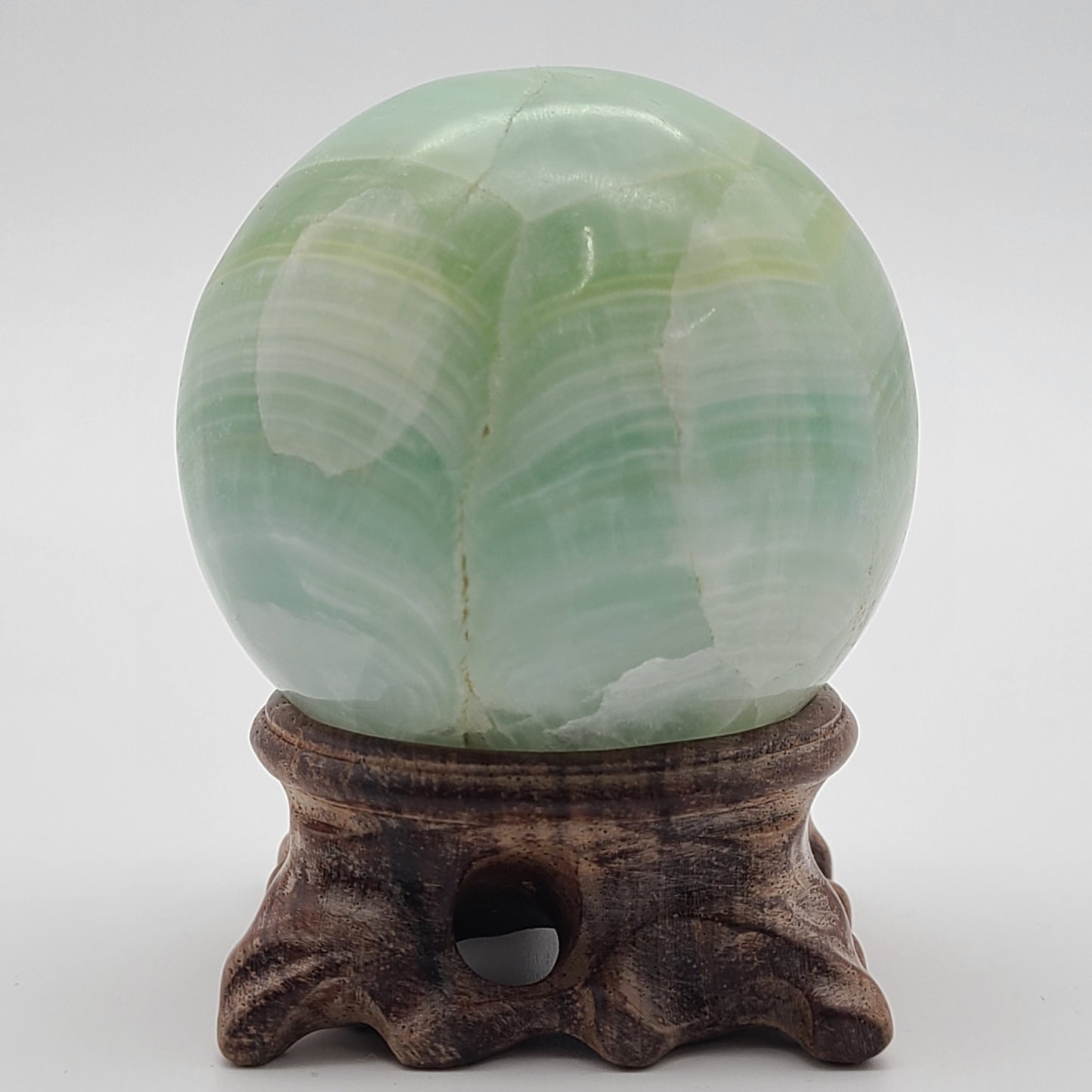 Pistachio Calcite Sphere