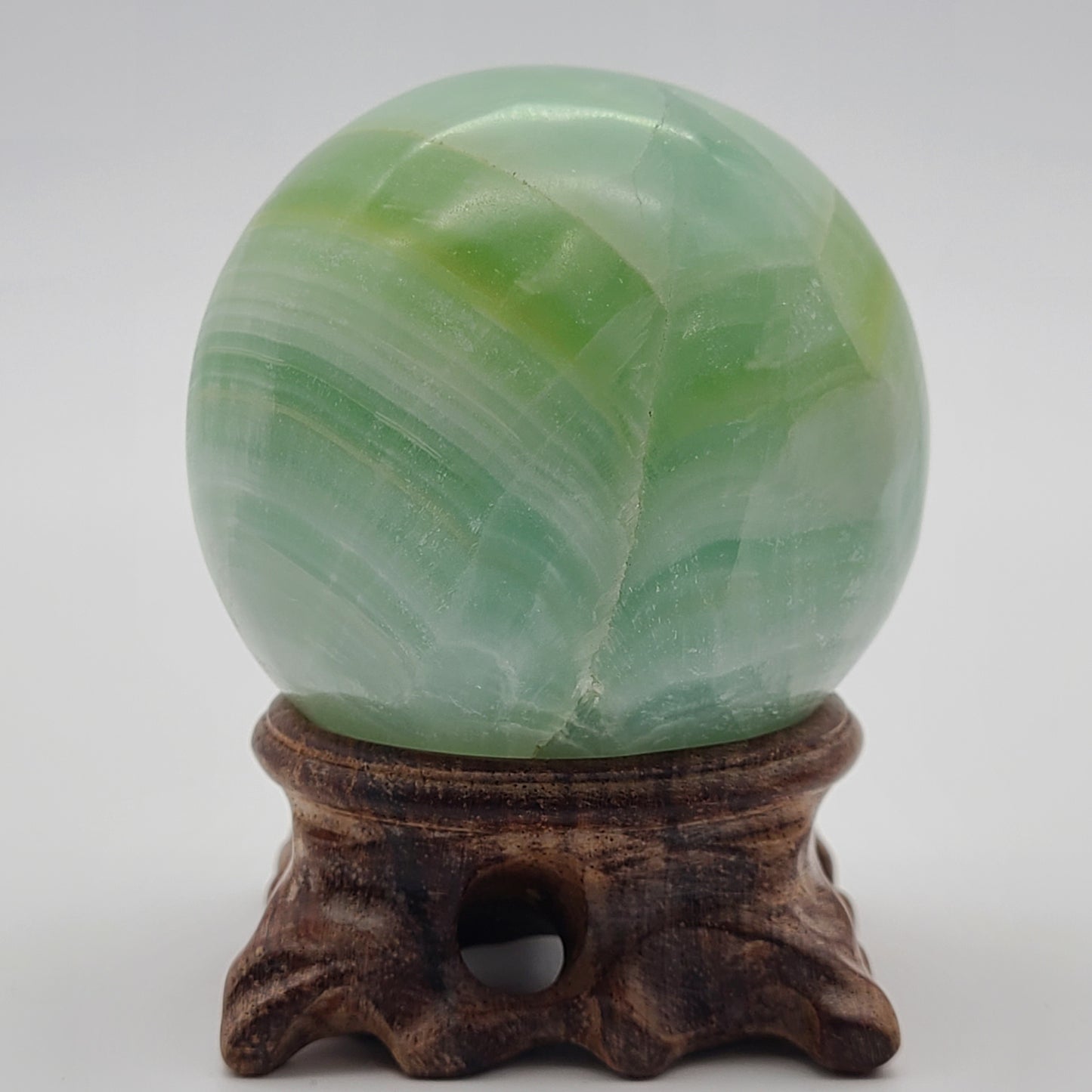 Pistachio Calcite Sphere