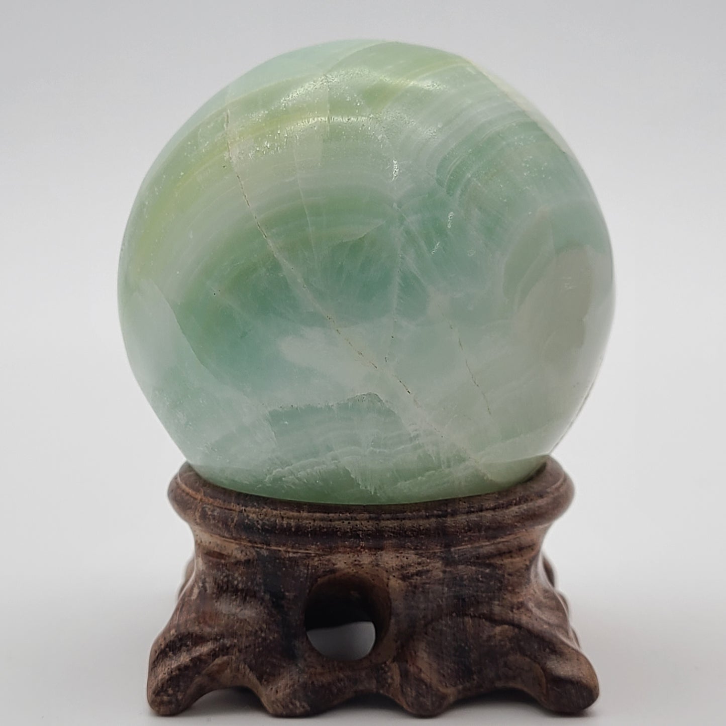 Pistachio Calcite Sphere