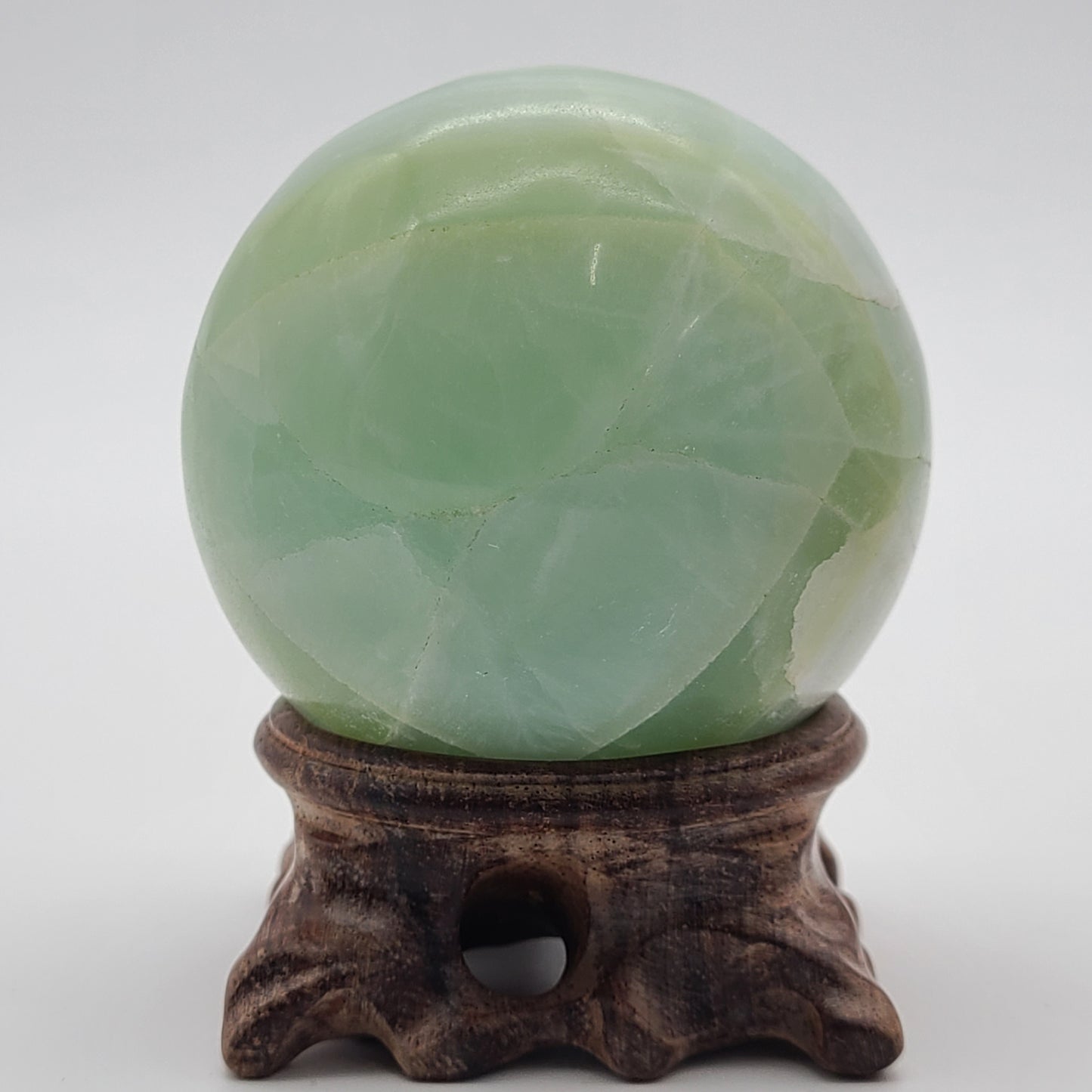 Pistachio Calcite Sphere