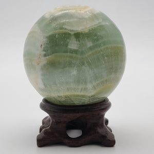 Pistachio Calcite Sphere